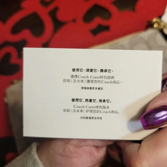 Coach Bag Purse Wristlet - Picture 3 of 7